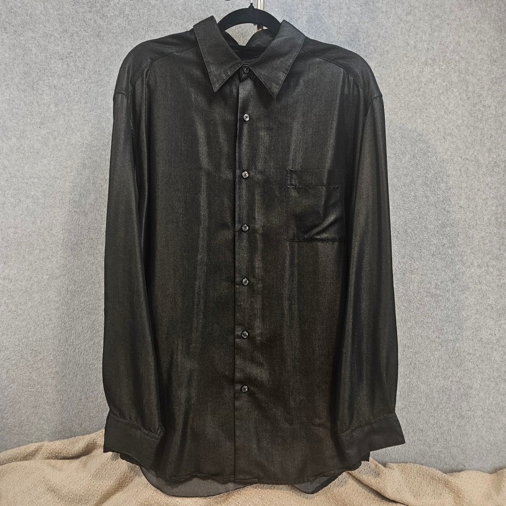 VTG Liz Claiborne "Crazy Horse" Women's Button-Down Shirt - Black Label Missing